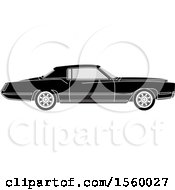 Poster, Art Print Of Grayscale Classic Car