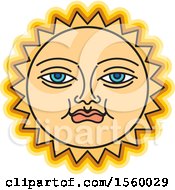 Poster, Art Print Of Happy Yellow Sun Face