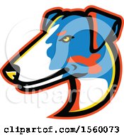 Retro Smooth Fox Terrier Dog Mascot