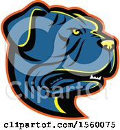 Poster, Art Print Of Retro Leavitt Bulldog Dog Mascot