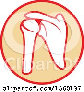 Clipart Of A Human Shoulder Joint Design Royalty Free Vector Illustration