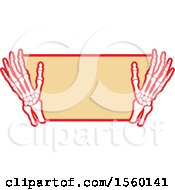 Clipart Of A Human Wrist And Hand Design Royalty Free Vector Illustration