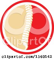 Clipart Of A Human Spine Design Royalty Free Vector Illustration by Vector Tradition SM