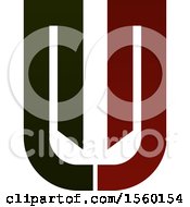 Poster, Art Print Of Abstract Letter U Logo Design