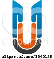 Poster, Art Print Of Abstract Letter U Logo Design