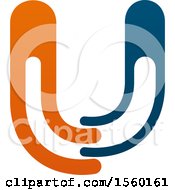 Poster, Art Print Of Abstract Letter U Logo Design