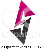 Clipart Of An Abstract Letter S Logo Design Royalty Free Vector Illustration
