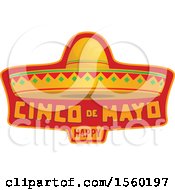 Poster, Art Print Of Cindo De Mayo Design With A Sombrero Hat