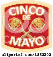 Poster, Art Print Of Cindo De Mayo Design With Maracas