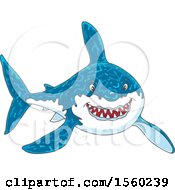 Poster, Art Print Of Tough Great White Shark