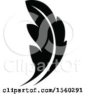 Clipart Of A Black And White Floral Damask Relief Design Element Royalty Free Vector Illustration by dero