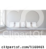 Poster, Art Print Of 3d Room Interior With Chairs