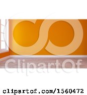 Poster, Art Print Of 3d Orange Room Interior