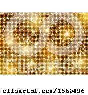 Poster, Art Print Of Gold Sparkly Background