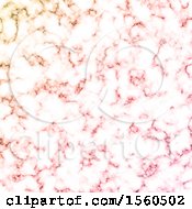 Clipart Of A Pink And Gold Marble Texture Royalty Free Illustration
