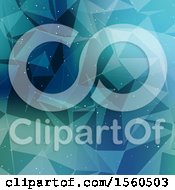 Clipart Of A Geometric Network Background Royalty Free Vector Illustration