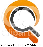 Clipart Of A Letter Q Logo Design Royalty Free Vector Illustration
