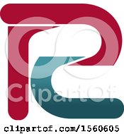 Clipart Of A Letter R Logo Design Royalty Free Vector Illustration