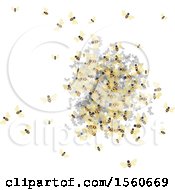 Clipart Of Honey Bees Royalty Free Vector Illustration by Vector Tradition SM