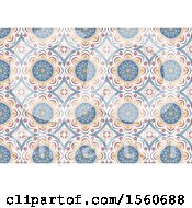 Clipart Of A Tile Background Royalty Free Vector Illustration