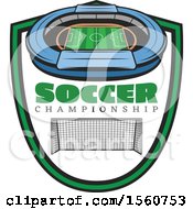 Poster, Art Print Of Soccer Field Design