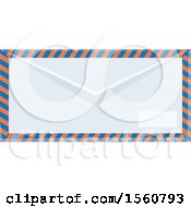 Poster, Art Print Of Striped Air Mail Envelope