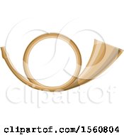 Clipart Of A Horn Royalty Free Vector Illustration