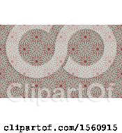 Clipart Of A Decor Tiles Background Royalty Free Vector Illustration