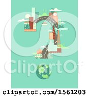 Poster, Art Print Of Question Mark Formed Of Urban Architecture