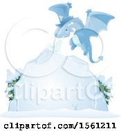 Poster, Art Print Of Dragon Creating An Ice Board