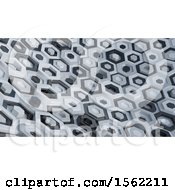 Poster, Art Print Of 3d Hexagonal Background