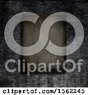 Clipart Of A Distressed Sign On A Dark Brick Wall Royalty Free Illustration by KJ Pargeter