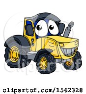 Poster, Art Print Of Cartoon Happy Tractor Character Mascot