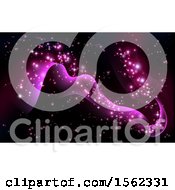 Poster, Art Print Of Magical Light Wave With Sparkles