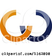 Clipart Of A Letter W Logo Design Royalty Free Vector Illustration