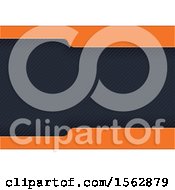 Clipart Of A Dark Gray And Orange Background Royalty Free Vector Illustration
