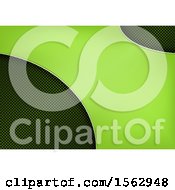 Clipart Of A Green Abstract Background Royalty Free Vector Illustration