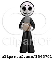 Poster, Art Print Of Black Little Anarchist Hacker Man Giving Football To You