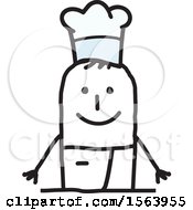 Poster, Art Print Of Happy Stick Chef Man