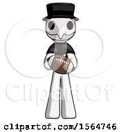 Poster, Art Print Of White Plague Doctor Man Giving Football To You