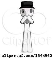 Poster, Art Print Of White Plague Doctor Man Laugh Giggle Or Gasp Pose
