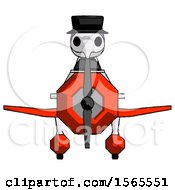 Poster, Art Print Of Purple Plague Doctor Man In Geebee Stunt Plane Front View