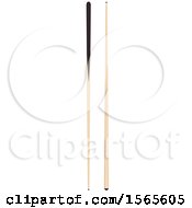 Poster, Art Print Of Billiards Cue Sticks