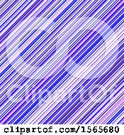 Clipart Of A Background Of Diagonal Stripes Royalty Free Vector Illustration