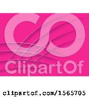 Poster, Art Print Of Pink Background With Swooshes