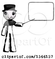 Poster, Art Print Of Ink Plague Doctor Man Giving Presentation In Front Of Dry-Erase Board