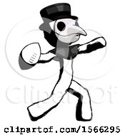 Poster, Art Print Of Ink Plague Doctor Man Throwing Football