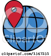 Clipart Of A World Wide Web Icon Royalty Free Vector Illustration by dero