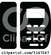 Poster, Art Print Of Black And White Phone Icon
