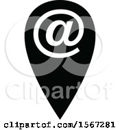 Poster, Art Print Of Black And White Email Icon